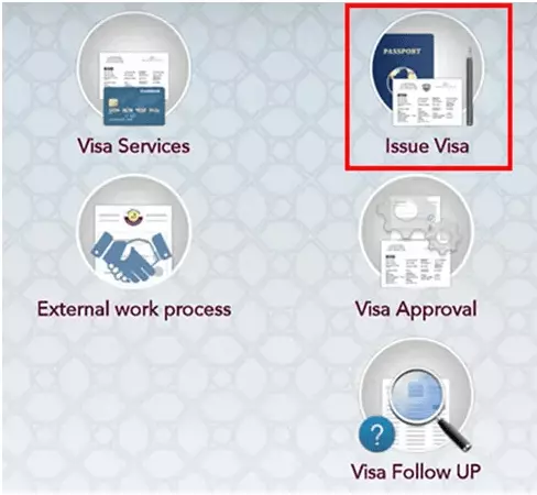 Issue Visa services screenshot Metrash2 app