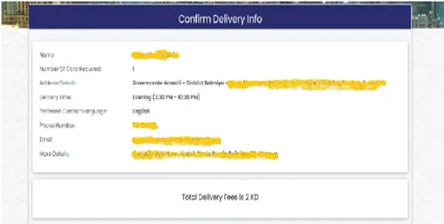 PACI Civil ID Delivery