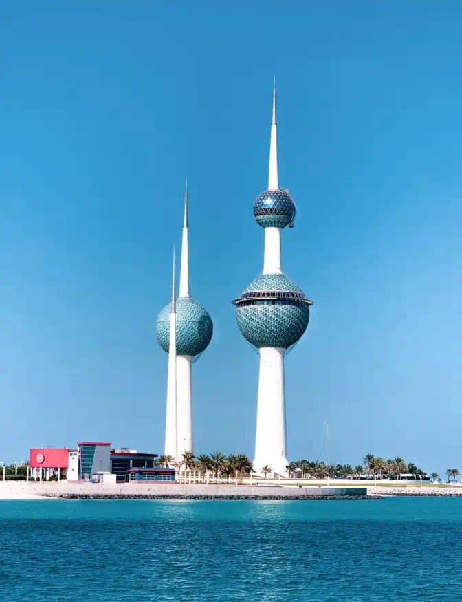 Kuwait Visa and Civil ID Image of Kuwait Towers