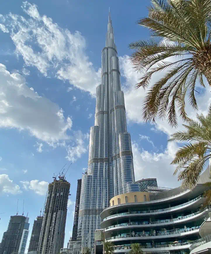 UAE Visa and Emirates ID Image of Burj khalifa